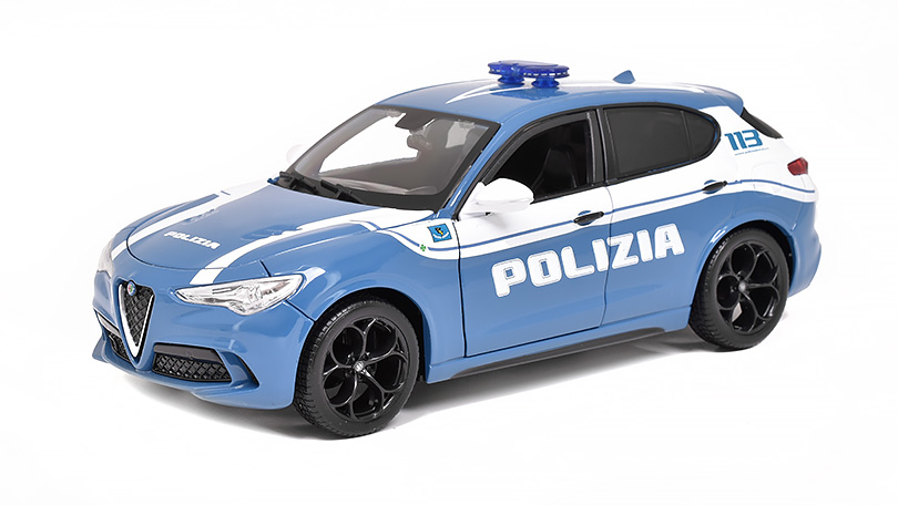 Alfa Romeo Stelvio Polizia 2017 1:24 - BBurago