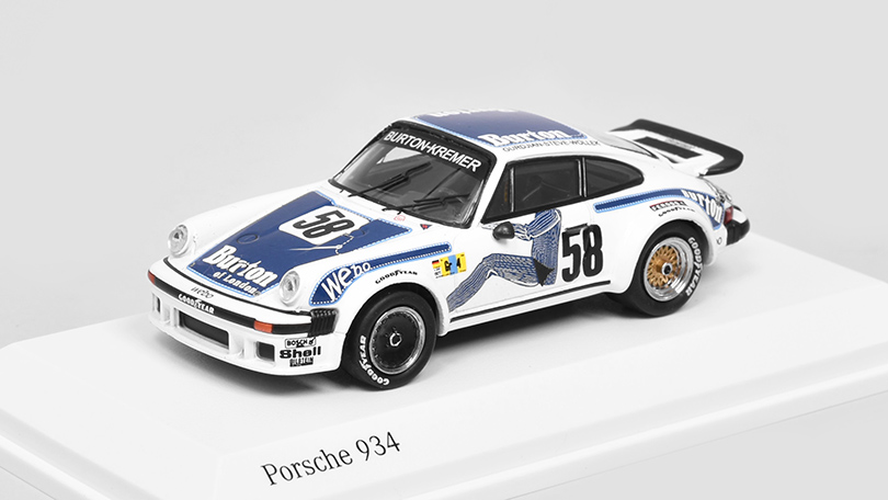 Porsche 934 #58 24h Le Mans 1977 1:64 - TARMAC pro MINICHAMPS