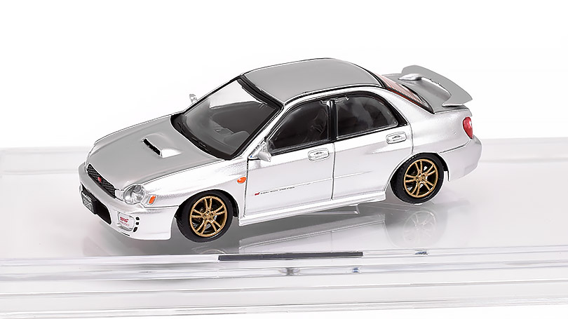 Subaru 2001 Impreza WRX STi LHD šedá 1:64 - BM Creations