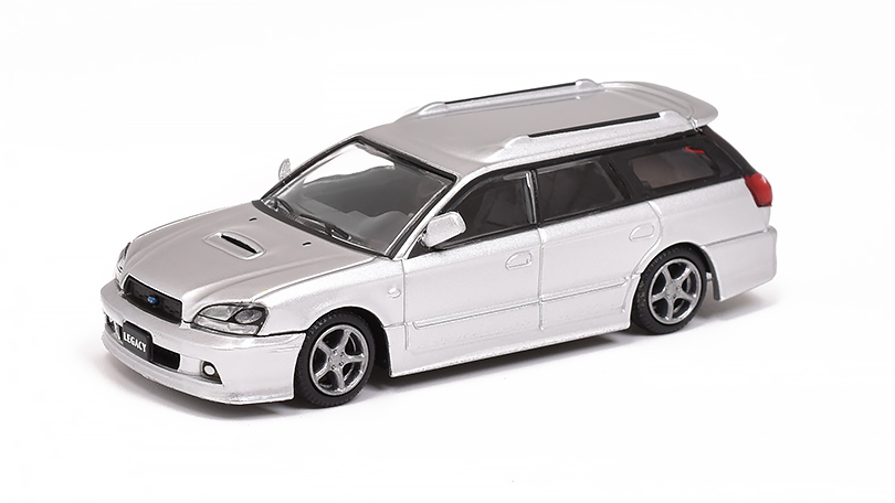 Subaru Legacy Touring Wagon GT-B šedá 1:64 - BM Creations