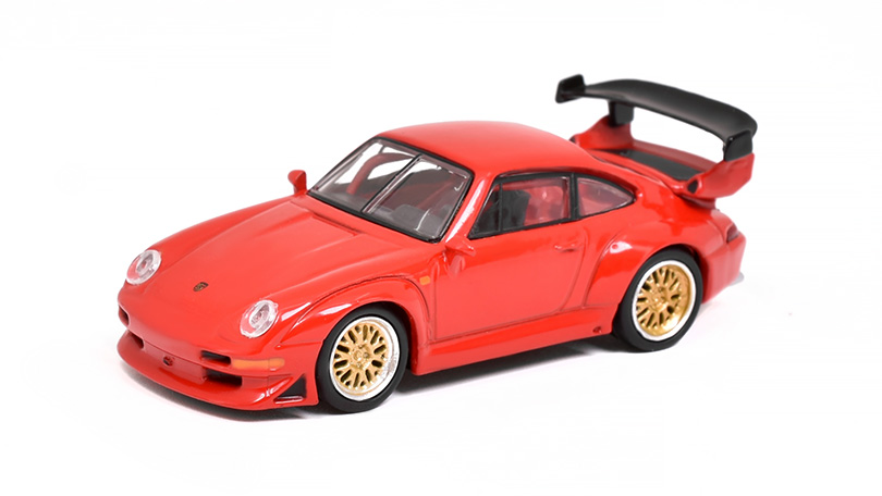 Porsche 911 GT2 červená 1:64 - TARMAC/Schuco