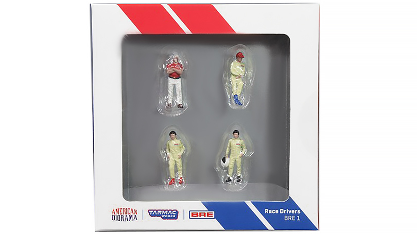 Sada figurek: Race Drivers 1:64 - TARMAC/American Diorama