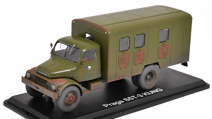 Praga-S5T-3 Kung 1:43 - Ručně upravený model