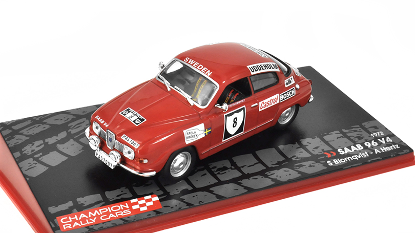 Saab 96 V4 #8 1972 1:43 Altaya časopis s modelem