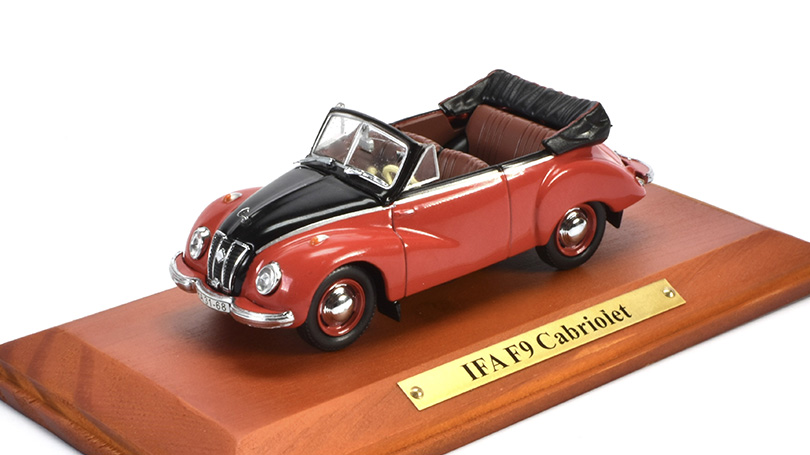 IFA F9 Cabriolet 1:43 - Atlas časopis s modelem