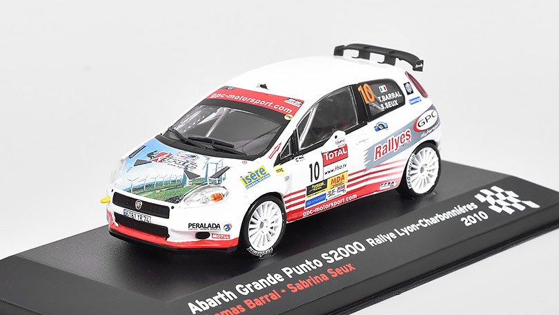 Fiat Abarth Grande Punto S2000 #10 Rallye 2010 1:43 - Altaya časopis s modelem