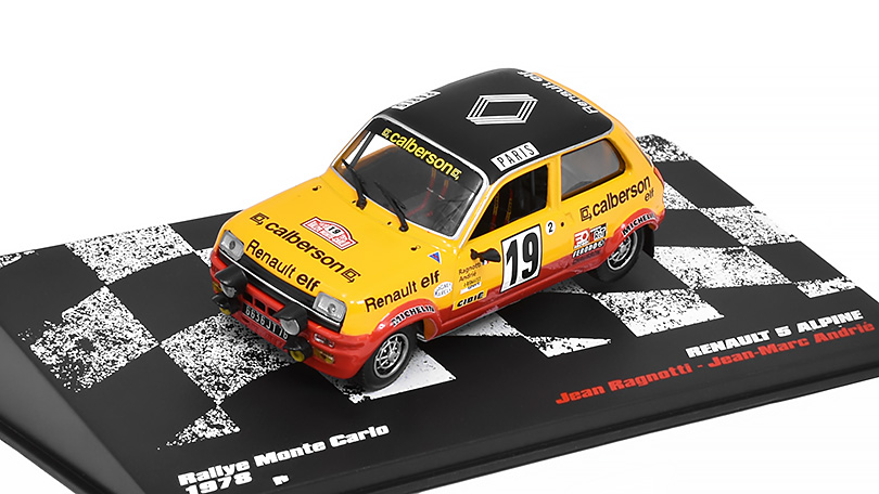 Renault 5 Alpine Rallye Monte-Carlo 1978 1:43 DeAgostini časopis s modelem #38