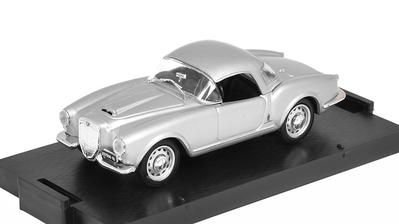 Lancia Aurelia B24 Spider Hard Top 1955 šedá 1:43 - Brumm 