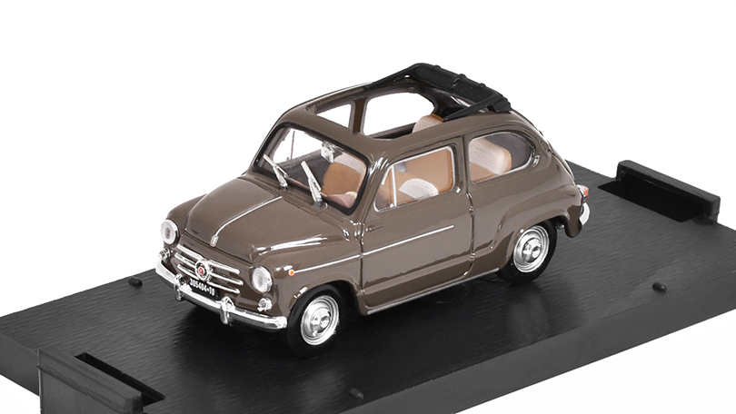 Fiat 600D 1960 hnědá 1:43 - Brumm