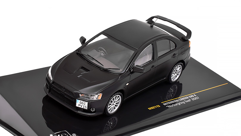 Mitsubishi Lancer EVO X Nurburgring Test 2007 1:43 - IXO Models