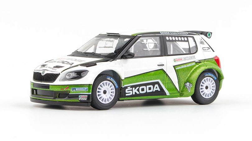 Škoda Fabia II FL S2000 2010 Škoda Motorsport Design II Šotolinová 1:43 - Abrex