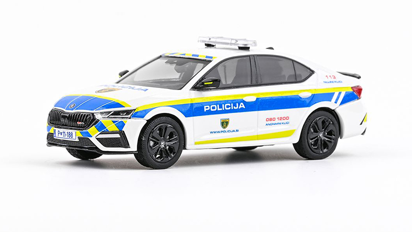 Škoda Octavia IV RS 2020 Policie Slovinsko 1:43 - ABREX