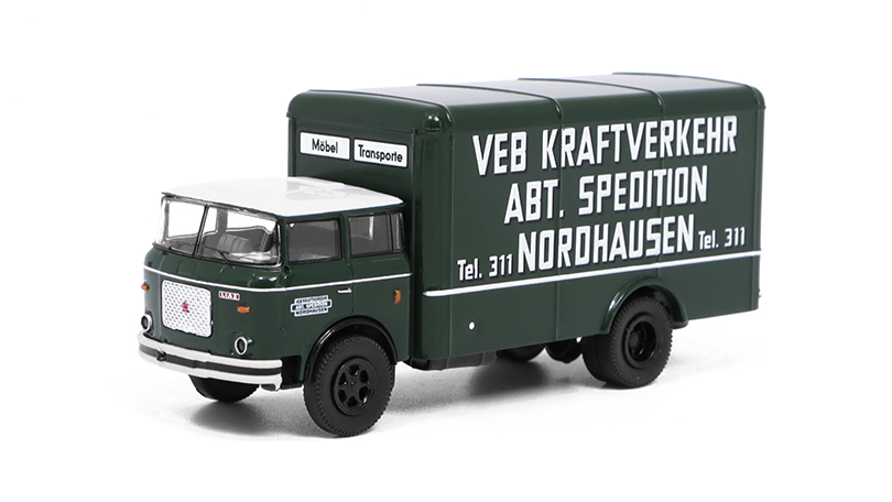 Škoda LIAZ 706 skříňový VEB Kraftverkehr Nordhausen 1:87 - Brekina