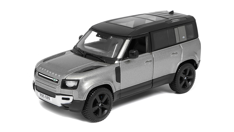 Land Rover Defender 110 2022 šedý - 1:24 Bburago