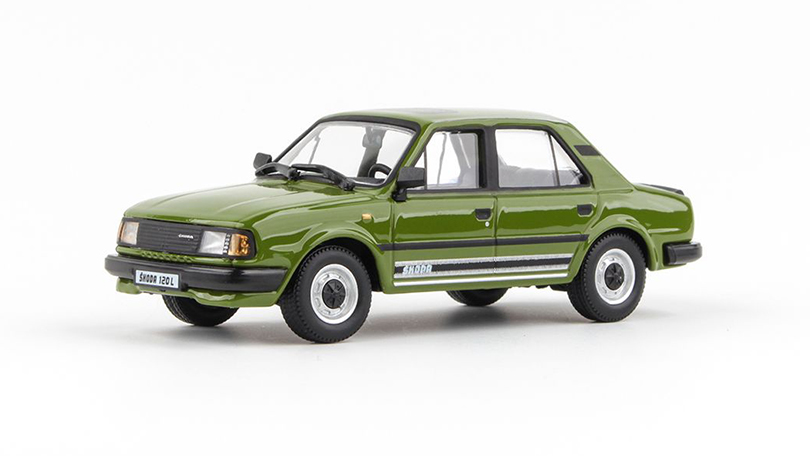 Škoda 120L 1984 Zelená Olivová 1:43 - Abrex