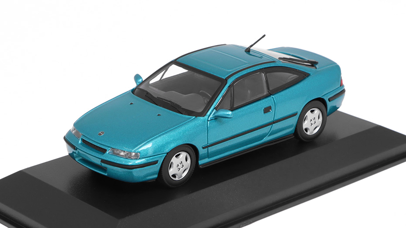 Opel Calibra Turbo 4x4 1989 modrá 1:43 - MAXICHAMPS