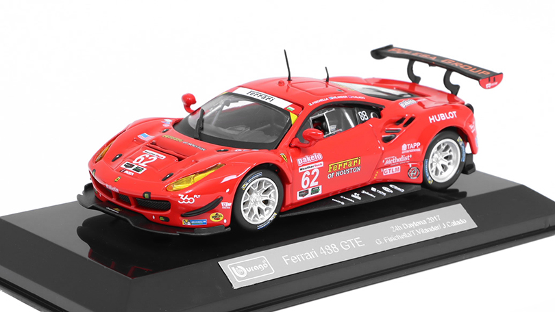 Ferrari 488 GTE Turbo V8 #62 24h Daytona 2017 1:43 - Bburago