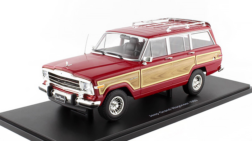 Jeep Grand Wagoneer 1989 červený 1:18 - KK-Scale