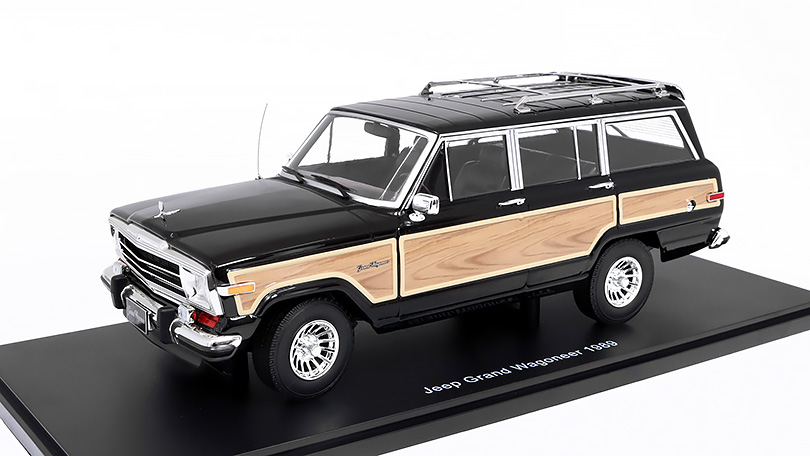 Jeep Grand Wagoneer 1989 černý 1:18 - KK-Scale