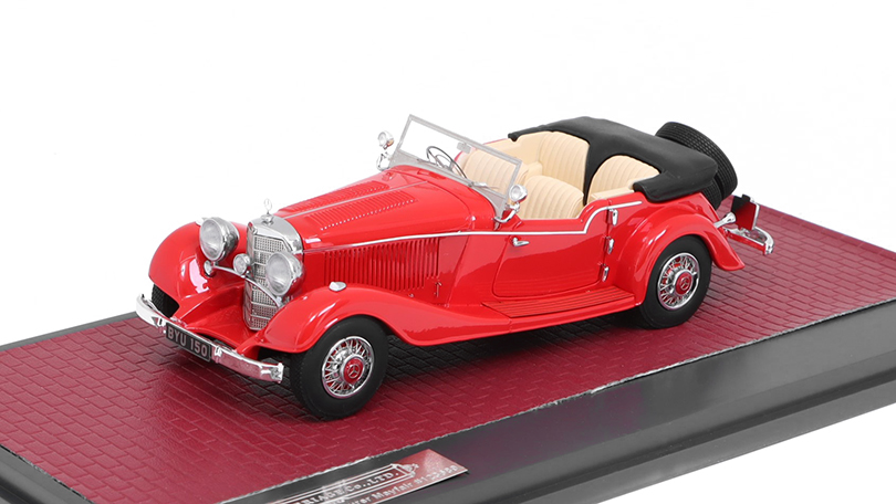 Mercedes-Benz 500K Cabriolet Tourer Mayfair 1934 Open 1:43 - MATRIX