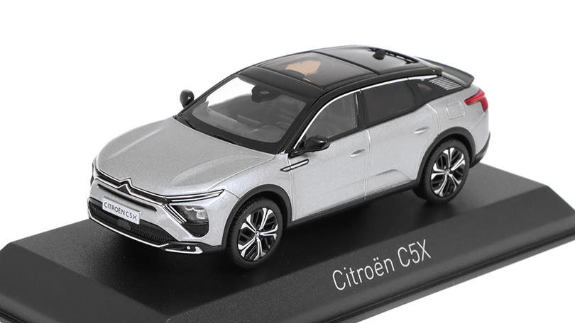 Citroën C5X 2021 1:43 šedá metalíza - NOREV