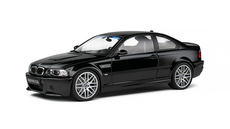 BMW M3 CSL E46 2003 černá 1:18 - Solido 