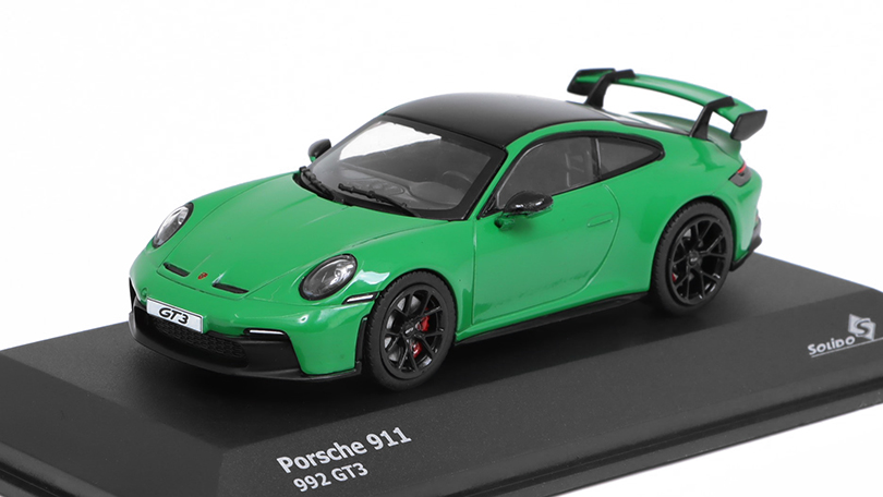 Porsche 911 992 GT3 Coupe 2021 zelená 1:43 - Solido