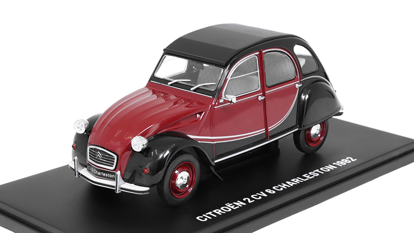 Citroen 2CV 6 Charleston 1982 1:24 - časopis Nezapomenutelné auta #51 s modelem