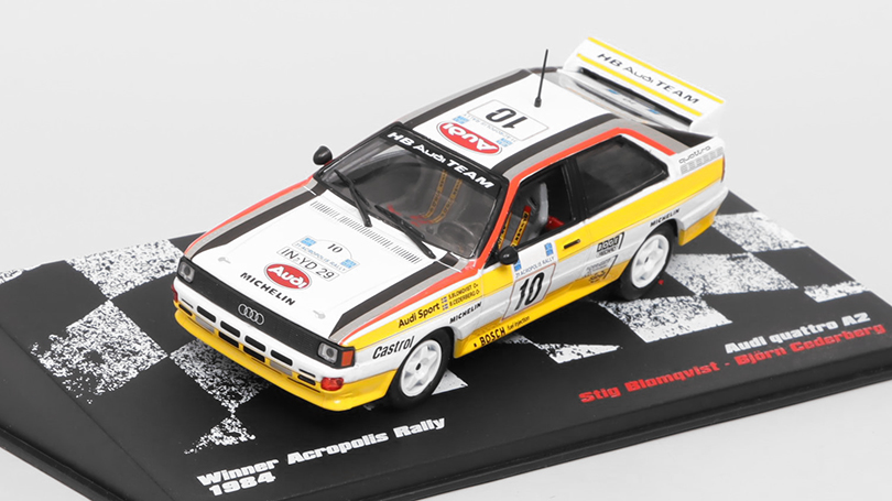 Audi Quattro A2 #10 Acropolis Rally 1:43 DeAgostini polský časopis s modelem #15