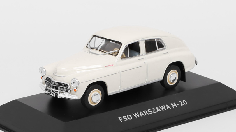 FSO Warszawa M-20 1:43 - DeAgostini Legendy FSO časopis s modelem #44