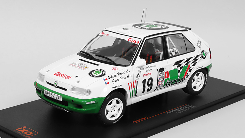 Škoda Felicia Kit Car #19 Tour de Corse 1995 Sibera / Gross 1:18 - IXO Models