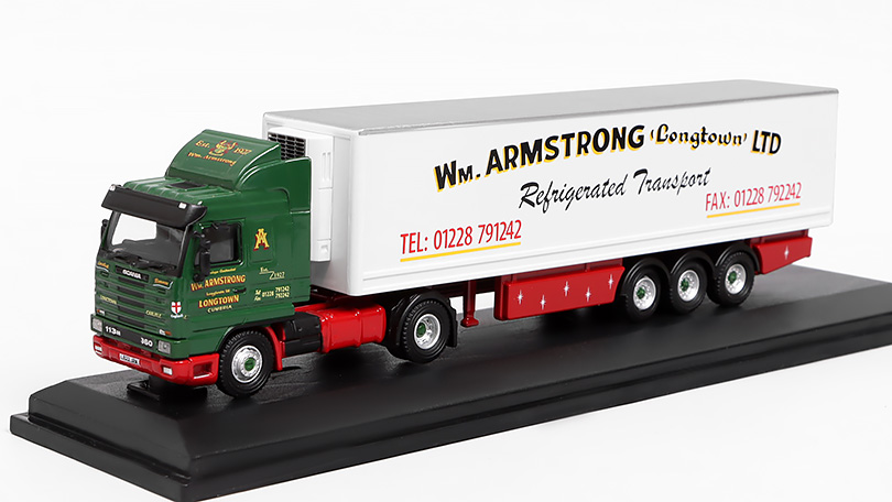 Scania 143 40ft Fridge Trailer William Armstrong 1:76 - Oxford BAZAROVÉ ZBOŽÍ