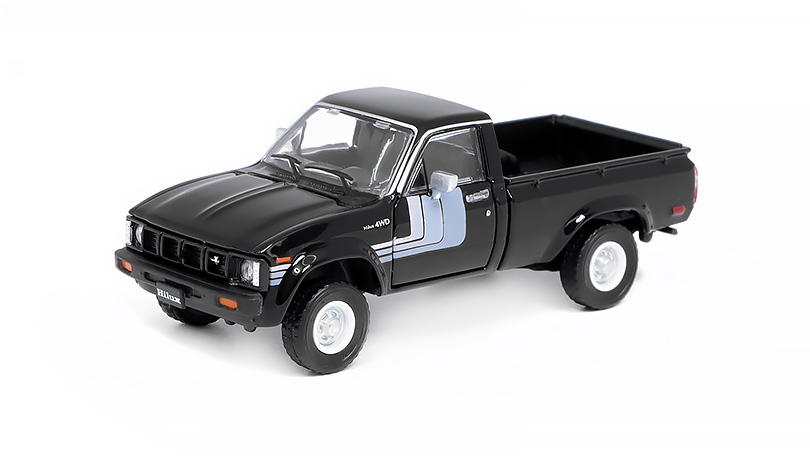 Toyota Hilux 1980 LHD černá 1:64 - BM Creations