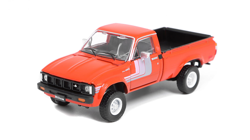 Toyota Hilux n60 Pick-Up 1980 oranžová 1:64 - BM Creations