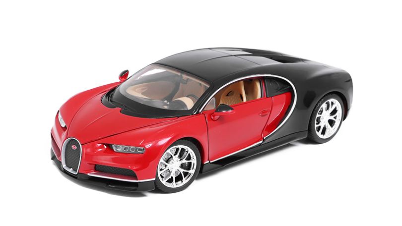 Bugatti Chiron 2016 červená / černá 1:24 - Welly