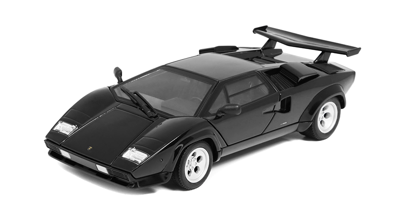 Lamborghini Countach LP 5000 S černá 1:24 - Welly