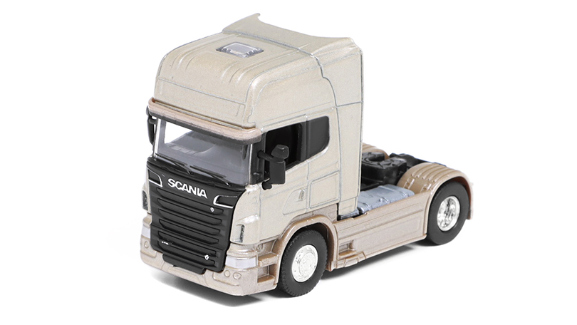 Scania R730 V8 2011 tahač zlatý 1:64 - Welly