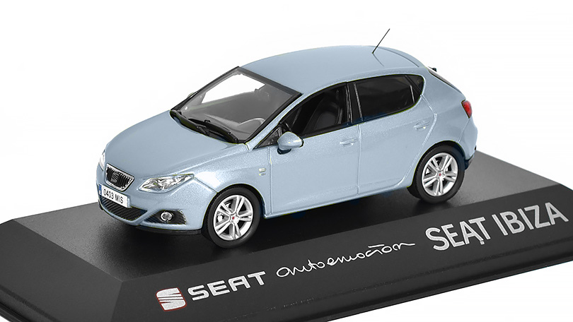 Seat Ibiza 2008-2017 modrá 1:43 - Auto Emotion Seat Collection