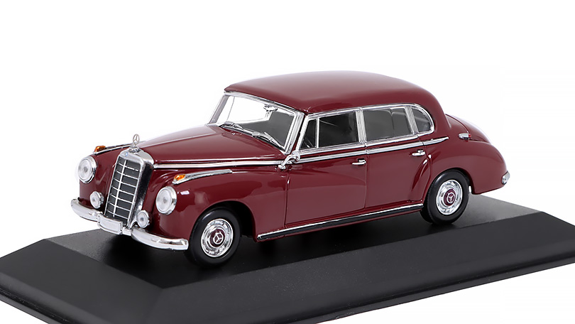 Mercedes-Benz 300 1951 tmavě vínový 1:43 - MAXICHAMPS