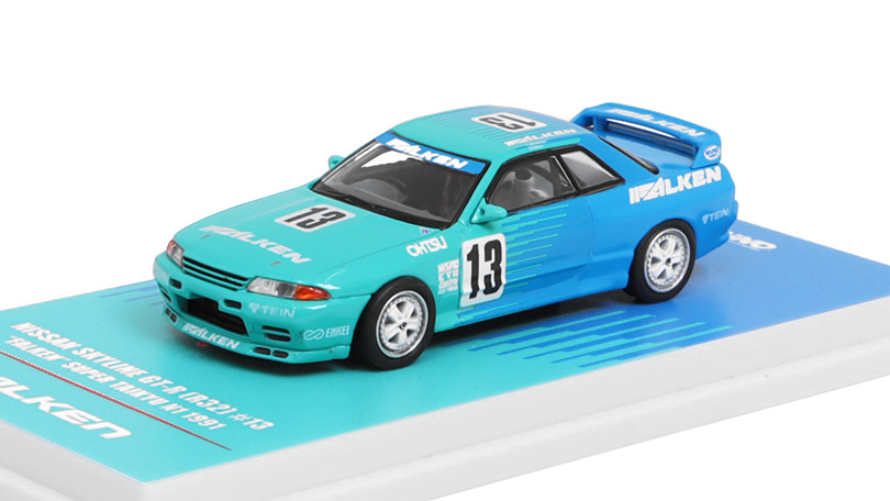 Nissan Skyline GT-R R32 #13 "Falken" Super Taikyu N1 1991 1:64 - INNO Models