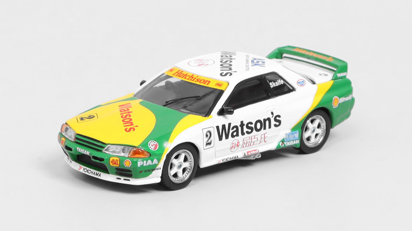 Nissan Skyline GT-R (R32) Gr. A #2 1991 Macau GP RHD 1:64 - MiniGT