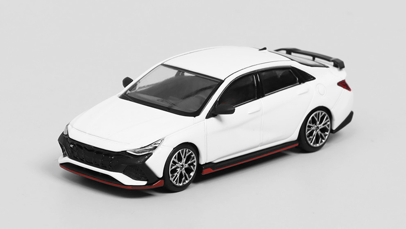 Hyundai Elantra N bílá 1:64 - MiniGT