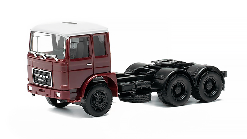 Roman Diesel 6x4 vínová 1:87 - Herpa