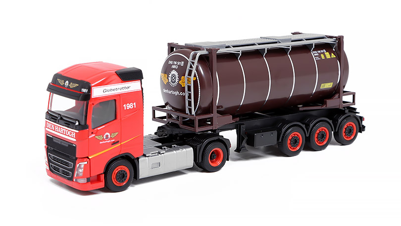 Volvo FH GL Výměnný kontejner Den Hartog 1:87 - Herpa