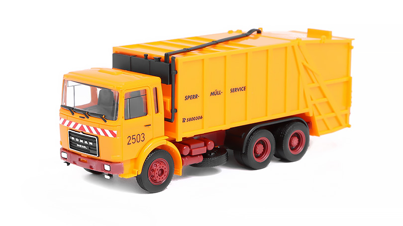 Roman Diesel Popelářský vůz Sperr Mull Service 1:87 - Herpa