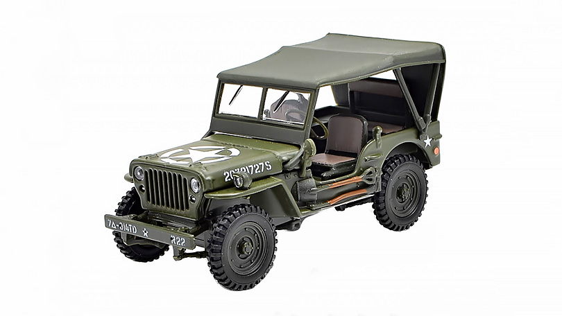 Jeep Willys - 1/4 Ton Military Vehicle 4x4 1:43 - Cararama