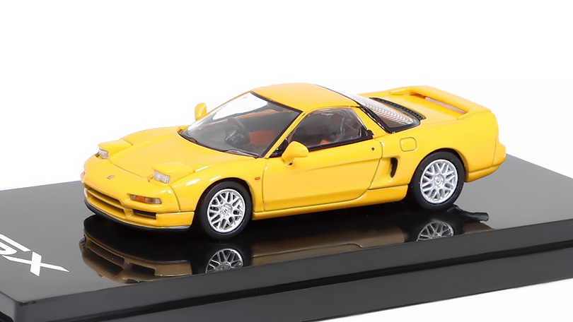 Honda NSX NA2 Type S Zero 1997 světlé žlutá 1:64 - Hobby Japan