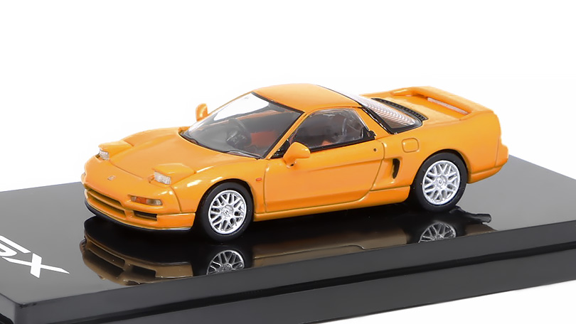 Honda NSX NA2 Type S Zero 1997 tmavě žlutá 1:64 - Hobby Japan