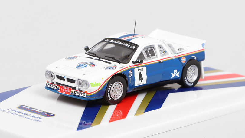 Lancia 037 #4 Rally Costa Brava 1985 S. Servia / J. Sabater 1:64 - TARMAC Models