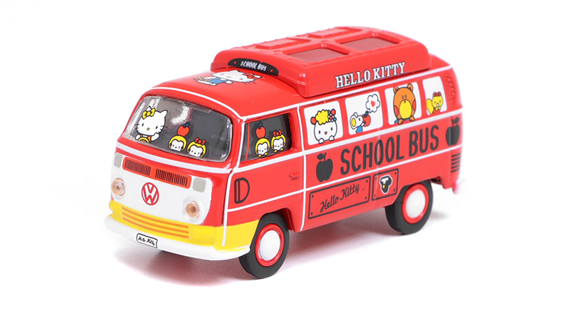 Volkswagen Type II T2 Hello Kity Školní Autobus 1:64 - TARMAC / Schuco